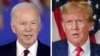 Ảnh phối hợp: Đương kim Tổng thống Joe Biden, trái, và cựu Tổng thống Donald Trump.
