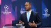 Patrick Kluivert menghadiri pengundian perempat final hingga final Liga Champions UEFA 2022-2023 di Nyon, 17 Maret 2023. (Foto: AFP)