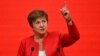 FILE - International Monetary Fund Managing Director Kristalina Georgieva speaks during the China Development Forum in Beijing on March 24, 2024. 