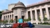 The State Bank of Vietnam, the nation's central bank, is pictured in Hanoi, July 27, 2023. Truong My Lan is alleged to have siphoned money from Saigon Joint Stock Commercial Bank for years through her connections at the State Bank of Vietnam, local media have reported. 