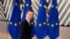Sweden's Prime Minister Ulf Kristersson arrives for an EU summit in Brussels, Belgium, Feb. 1, 2024. Kristersson will visit Hungarian Prime Minister Viktor Orban in Budapest on Feb. 23.
