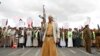 FILE - Houthi supporters attend a rally against the US-led airstrikes on Yemen and in support of the Palestinians in the Gaza Strip, in Sanaa, Yemen, Feb. 9, 2024.