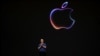 Apple CEO Tim Cook speaks at the annual developer conference event at the company's headquarters in Cupertino, California, June 10, 2024.