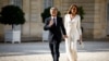 Former French President Nicolas Sarkozy and his wife Carla Bruni arrive to attend a state dinner in honor of U.S. President Joe Biden and first lady Jill Biden at the Elysee Palace in Paris, June 8, 2024. 