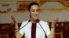 FILE - Mexican President-elect Claudia Sheinbaum holds a meeting with elected federal legislators at the World Trade Center in Mexico City, Mexico, June 18, 2024.