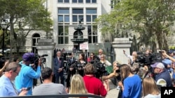 U.S. Attorney for South Carolina Adair Ford Boroughs speaks after Alex Murdaugh was sentenced to 40 years in federal prison for financial crimes, in Charleston, South Carolina, April 1, 2024.