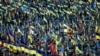 Ukrainian flags flutter over hundreds graves of Ukrainian servicemen killed in fighting since Russian invasion, in Kharkiv, Ukraine, June 6, 2024.