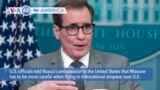 VOA60 America - Kirby: U.S. told Russia to be more careful after Black Sea drone incident