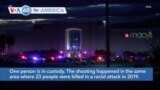 VOA60 America - One killed, three injured in El Paso mall shooting