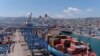 FILE - Haifa Port in Haifa, Israel, July 24, 2022. Yemen's Houthis said early on Sunday they carried out a joint military operation with the Islamic Resistance in Iraq militant group against four ships at the port. 