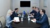 Ceyhun Bayramov Xavier Kolomina ilə Azərbaycan-Ermənistan sülh prosesini müzakirə edib (Foto: XİN)