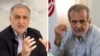 Təbriz millət vəkilləri Əhməd Əlirza Beygi və Məsud Pezeşkiyan