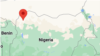 Peta yang menunjukkan wilayah distrik Gwandu, negara bagian Sokoto, Nigeria. (Foto: Google Map)