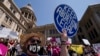 FILE - Abortion rights demonstrators attend a rally at the Texas state Capitol in Austin, Texas, May 14, 2022.