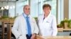 In this undated image from Penn Medicine, Katalin Karikó and Drew Weissman pose at the University of Pennsylvania in Philadelphia. The two won the Nobel Prize in medicine on Oct. 2, 2023, for discoveries that enabled the creation of mRNA vaccines.