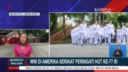 Laporan VOA untuk Kompas TV: WNI di Amerika Serikat Peringati HUT ke-77 RI 