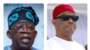 Bola Tinubu, hagu, Nyesom Wike, dama (Facebook/Instagram: Bola Tinubu/Nyesome Wike)
