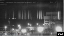 Cкріншот з прямої трансляції Запорізької АЕС