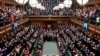 Палата громад британського парламенту під час відеозвернення президента України Володимира Зеленського 08 березня 2022 р.