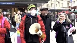 Frankfurtda Qadınlara Yönəlik Zorakılıqla Mübarizə Günü 