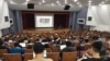 陈伟霖2021年于南台湾台南市的国立成功大学演讲，分享他独特的人生经历和生死观。（照片提供：陈伟霖）
