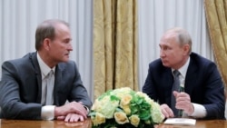 Ông Viktor Medvedchukut được ông Putin tiếp đón ở Điện Kremlin hồi năm 2019