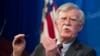FILE - National Security Adviser John Bolton unveils the Trump Administration's Africa Strategy at the Heritage Foundation in Washington, Dec. 13, 2018. 
