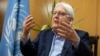 រូបឯកសារ៖ លោក Martin Griffiths ប្រធាន​ជំនួយ​មនុស្សធម៌​របស់​អង្គការ​សហប្រជាជាតិ និយាយ​​ជាមួយ​ទីភ្នាក់ងារ​សារព័ត៌មាន AFP នៅ​​ក្នុង​បរិវេណ​អង្គការ​សហ​ប្រជាជាតិ ក្នុង​ទី​ក្រុង​កាប៊ុល កាលពី​ថ្ងៃទី២៥ ខែមករា ឆ្នាំ២០២៣។