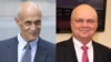 Michael Chertoff, left, the former Secretary of Homeland Security, and Michael Hayden, former director of the Central Intelligence Agency and National Security Agency, were among 40 former Republican national security advisers to sign a letter stating "none of us will vote for Donald Trump," the Republican presidential nominee.
