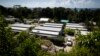 This Sept. 4, 2018, photo shows Nibok refugee settlement on Nauru. About 120 refugee children and teenagers are living on Nauru.