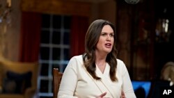 Gov. Sarah Huckabee Sanders, R-Ark