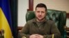 Ukrajinski predsednik Volodimir Zelenski obraća se naciji iz Kijeva, 7. mart 2022. godine (Foto: AP/Ukrainian Presidential Press Office)