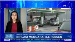 Laporan Langsung VOA untuk TVRI: Inflasi di AS Mencapai 8,6 Persen 