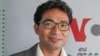 FILE - Yim Sinorn, former president of Cambodia National Rescue Party's Youth Movement in South Korea, gave an interview to VOA Khmer, in Phnom Penh, on September 15, 2022. (Khan Sokummono/VOA Khmer)