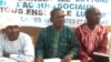 Leaders de la plateforme revendicative lors d'une conférence de presse à N’Djamena, Tchad, 5 novembre 2016. (VOA/André Kodmadjingar)