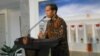 Presiden terpilih Joko Widodo saat memberikan keterangan di hadapan pers, di kantor Presiden, Merdeka Barat, Jakarta (Foto: VOA/Andylala)