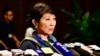 民主派会议召集人、会议阵线立法会议员毛孟静 (美国之音/汤惠芸)