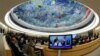 FILE - U.N. High Commissioner for Human Rights Michelle Bachelet is seen at a session of the Human Rights Council at the United Nations in Geneva, Switzerland, March 6, 2019.