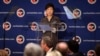 South Korean President Park Geun-hye addresses the U.S. The Chamber of Commerce in Washington, May 8, 2013.
