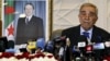Interior Minister Daho Ould Kablia speaks during a news conference to announce the results of election in Algiers. 