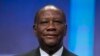 FILE - President of Ivory Coast Alassane Ouattara.