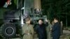 朝鲜官媒2017年7月28日的的视频截图显示，朝鲜领导人金正恩在朝鲜某地的导弹试验场