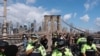 Pro- and Anti-Police Marchers Clash in New York City    