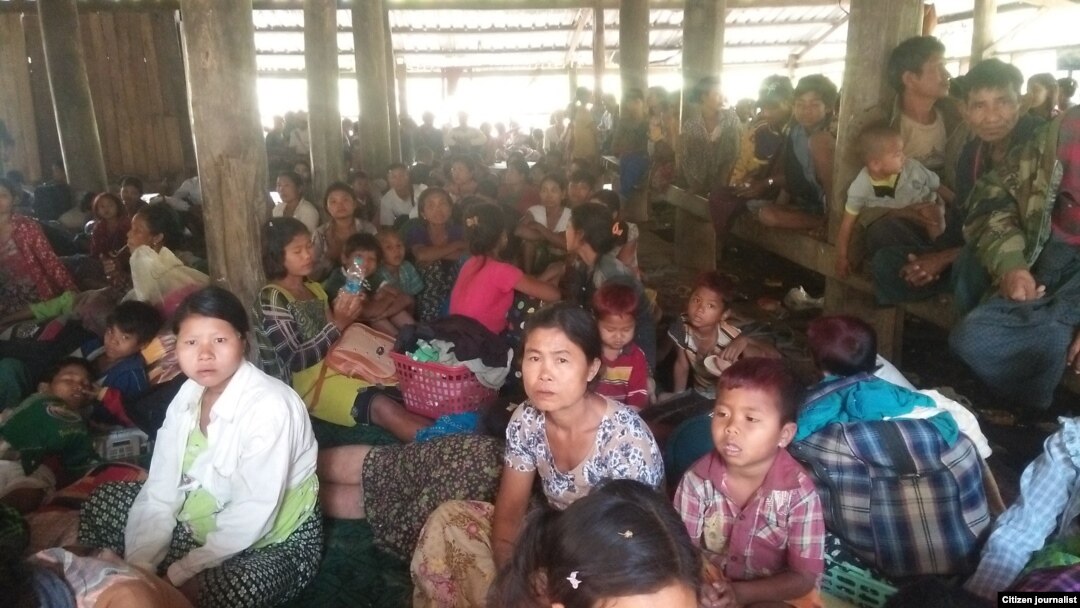 ရခိုင်စစ်ပြေးဒုက္ခသည်များ (သတင်းဓါတ်ပုံ-Khine Murn Chun )