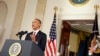 President Barack Obama delivers a live televised address to the nation on his plans for military action against the Islamic State, from the Cross Hall of the White House in Washington, September 10, 2014.
