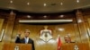 U.S. Secretary of State John Kerry (l) during a joint a news conference with Jordan's Foreign Minister Nasser Judeh in Amman, Jordan, May 22, 2013. 