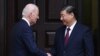 资料照片：美国总统拜登和中国国家主席习近平2023年11月15日在加利福尼亚州伍德赛德举行会议。