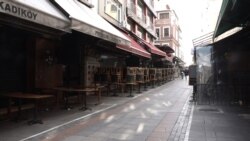 Istanbul’s Kadikoy district, a hub for the city’s famed restaurants, is now empty as all the country's restaurants are closed as part of the battle to contain the COVID-19 pandemic. (Dorian Jones/VOA)