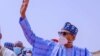 Shugaba Buhari, yayin ziyarar da ya kai jihar Borno (Facebook/Bashir Ahmad)