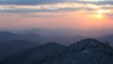 A photo taken at the Cliff Tops on Mount Le Conte, in the Great Smoky Mountains of Sevier County, Tennessee, USA.